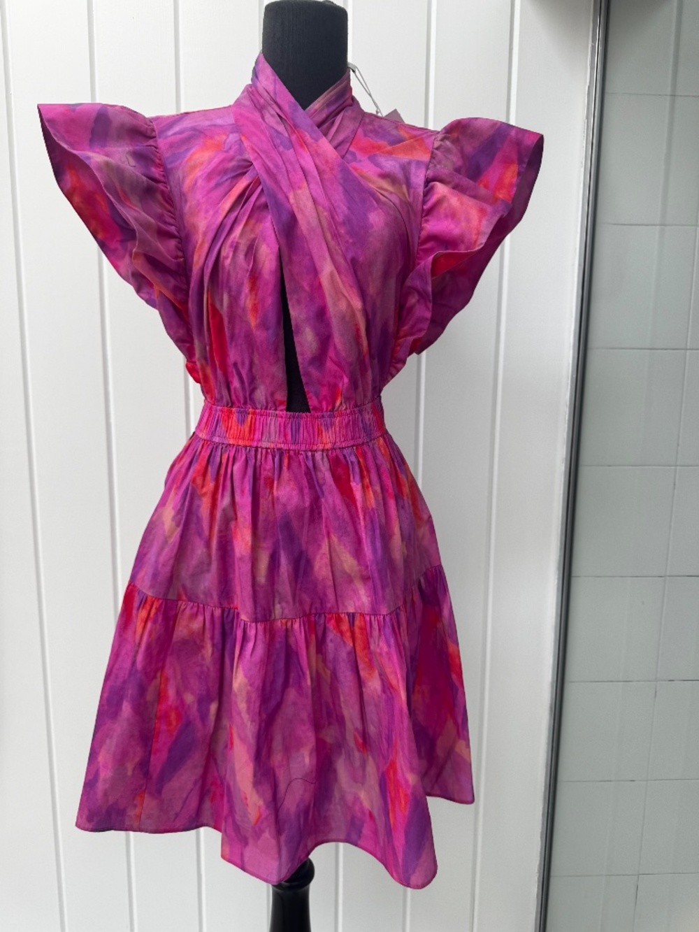 NWT Derek Lam 10 Crosby Floral Multicolor Mini Dress $496 size 00